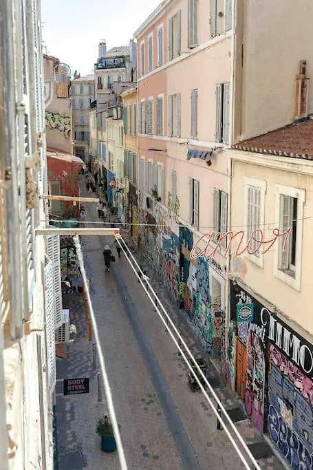 Appart Cosy A 1' Du Cours Julien Marseille 0*,  France